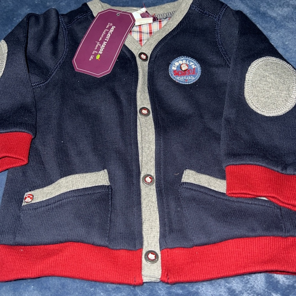 Sergent Major boys size 12m 3 piece outfit NWT